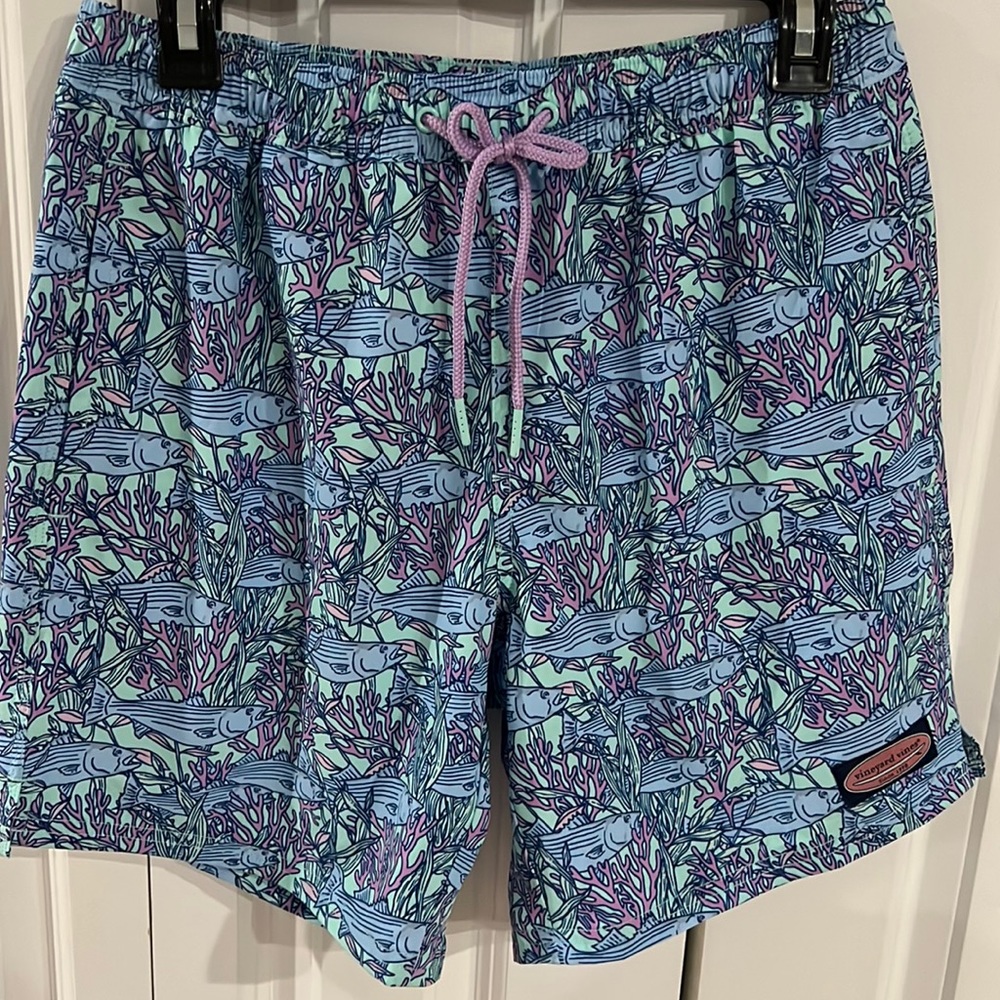 Vineyard Vines 7 Inch Printed Chappy Swim Trunks